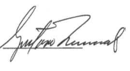 Gus Fernandez signature